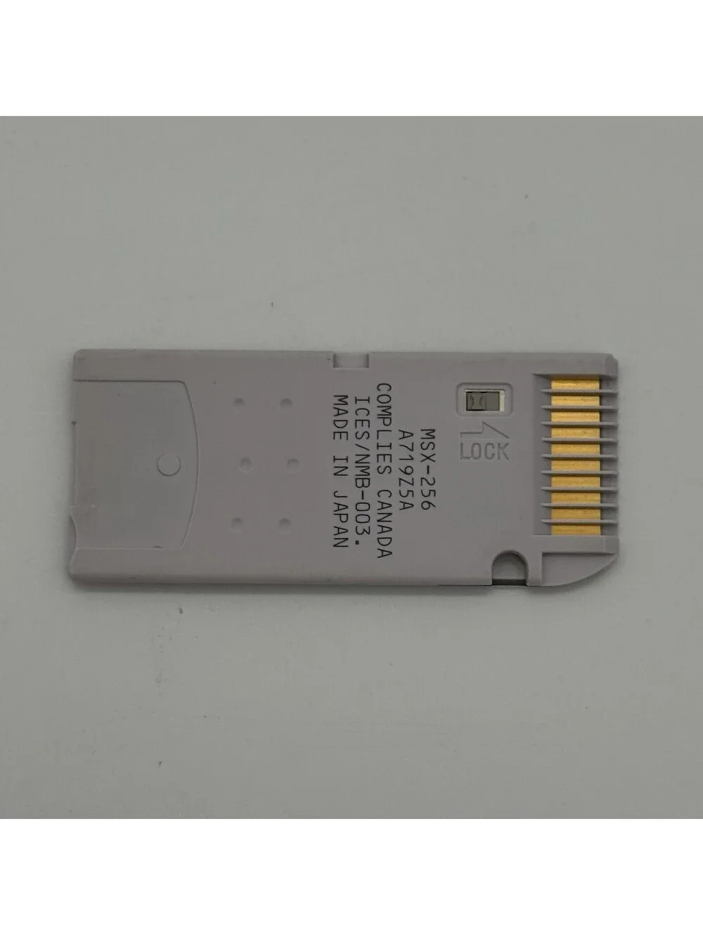 Sony Genuine Memory Stick Pro Magic Gate 256MB MSX-256 Camera Memory Card